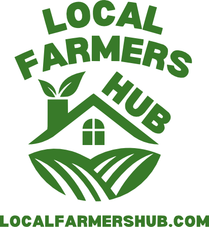 Fresh vegetables illustration representing local farmers hub