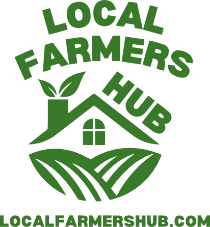 Fresh vegetables illustration representing local farmers hub