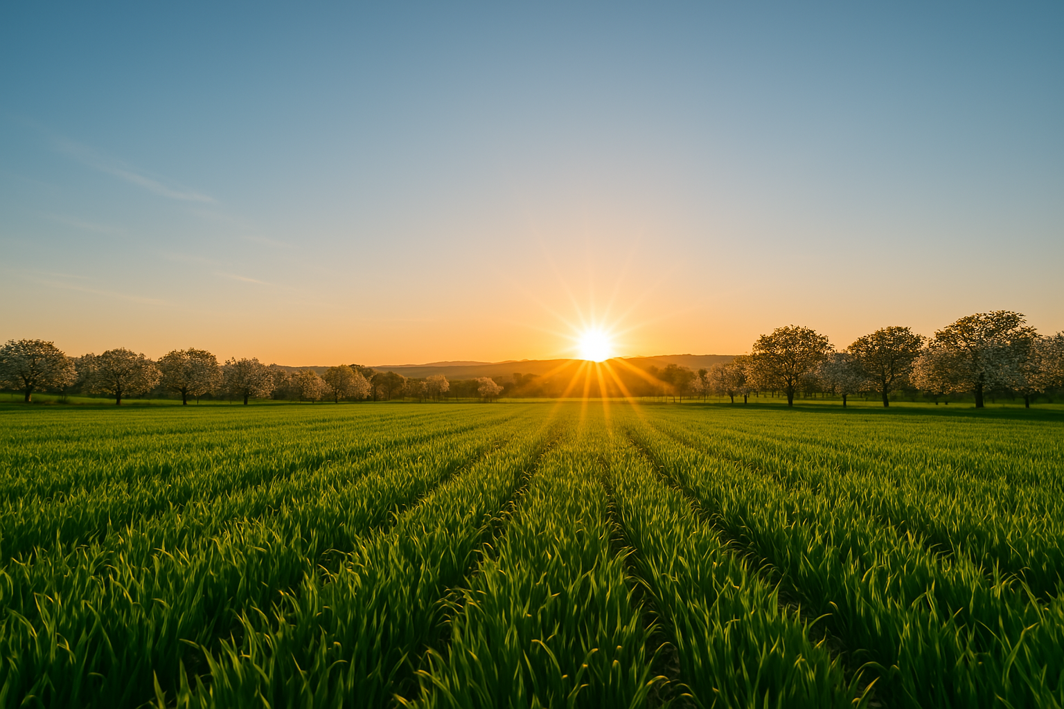 Farmer harvesting carrots in a field at sunset.
